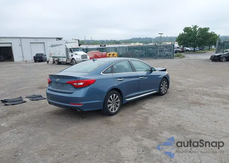 2016 Hyundai Sonata Sport z USA, uszkodzony, nr VIN 5NPE34AF3GH433056